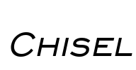 Chisel Font Image