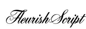 FleurishScript Font Image