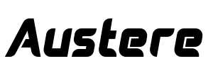Austere Font Image