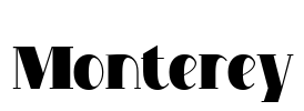 Monterey Font Image