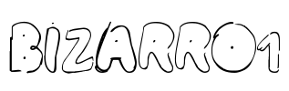 BIZARRO1 Font Image