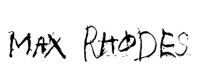 Max Rhodes Font Image