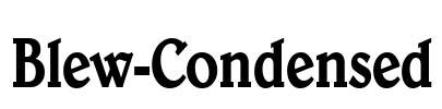 Blew-Condensed