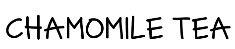 CHAMOMILE TEA