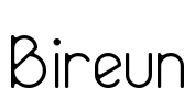 Bireun Font Image