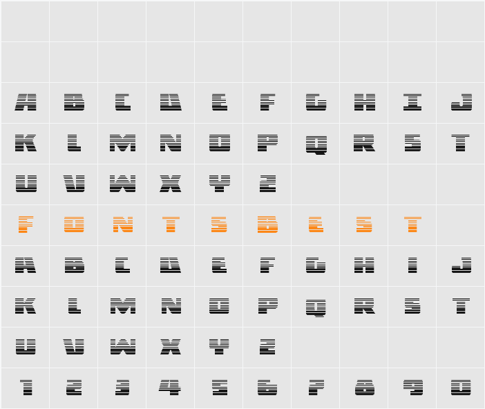 Dark Alliance Gradient Character Map