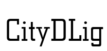 CityDLig Font Image