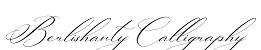 Berlishanty Calligraphy