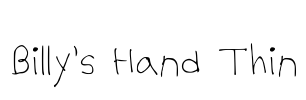 Billy's Hand Thin