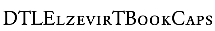 DTLElzevirTBookCaps