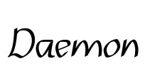 Daemon Font Image