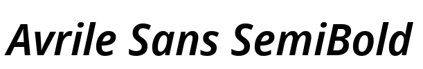 Avrile Sans SemiBold