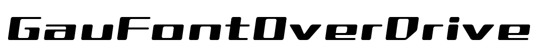 GauFontOverDrive