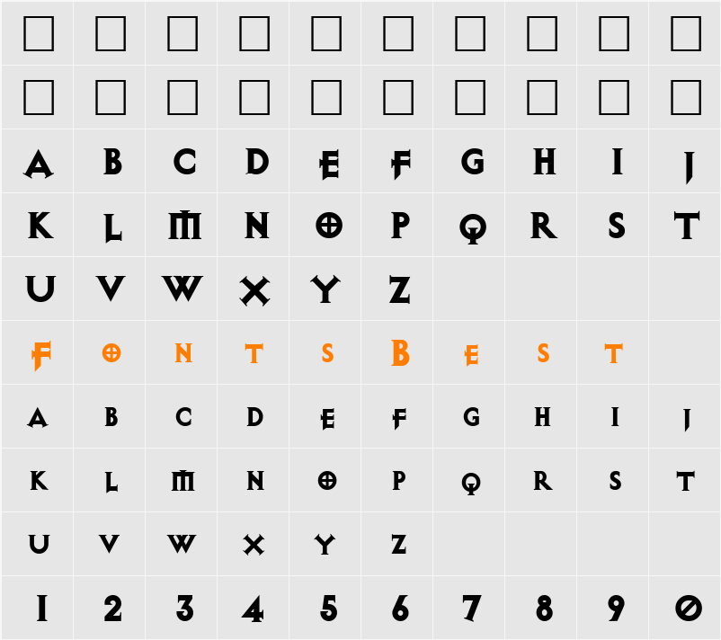 Avalon Quest Black Character Map
