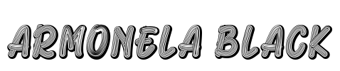 Armonela Black Font Image