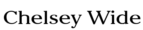 Chelsey Wide Font Image
