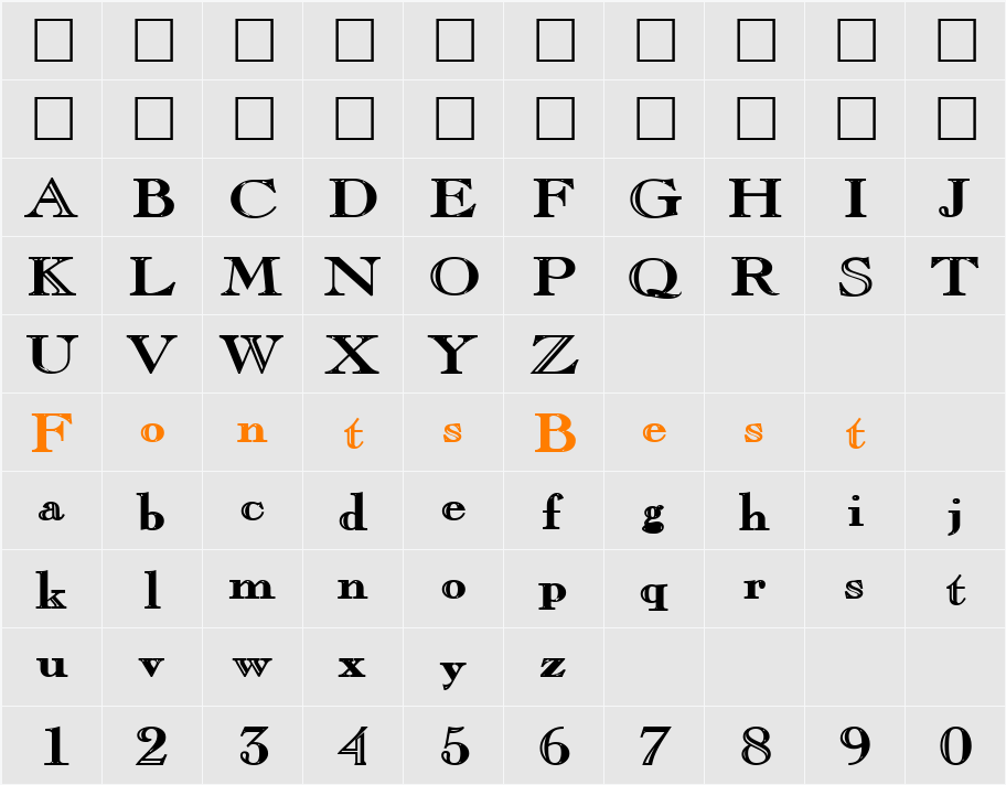 Chopin Character Map