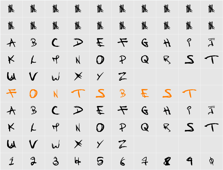 Children Once Where Character Map