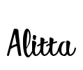 Alitta Font Image