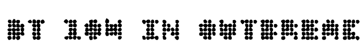 DT 104 in outbreak Font Image