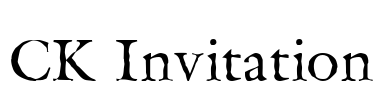 CK Invitation