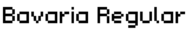 Bavaria Regular Font Image