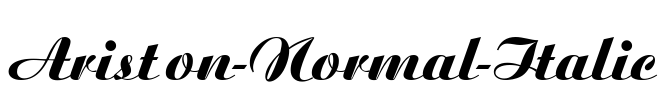 Ariston-Normal-Italic