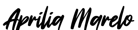 Aprilia Marelo Font Image