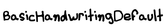 BasicHandwritingDefault