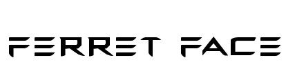 Ferret Face Font Image