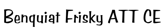 Benquiat Frisky ATT CE Font Image