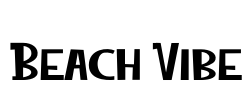 Beach Vibe Font Image
