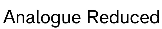 Analogue Reduced