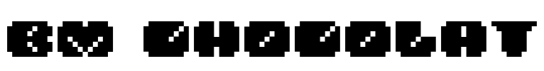 BM chocolat Font Image