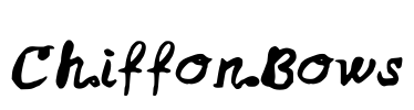 ChiffonBows Font Image