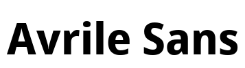 Avrile Sans Font Image