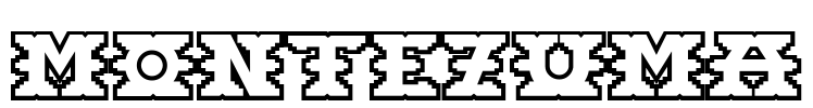 Montezuma Font Image