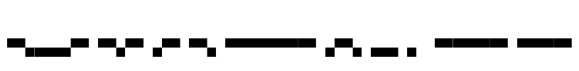 BukanMorse Too Font Image