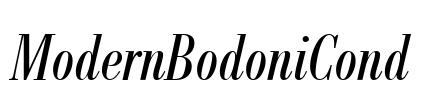 ModernBodoniCond