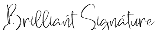 Brilliant Signature