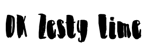 DK Zesty Lime Font Image