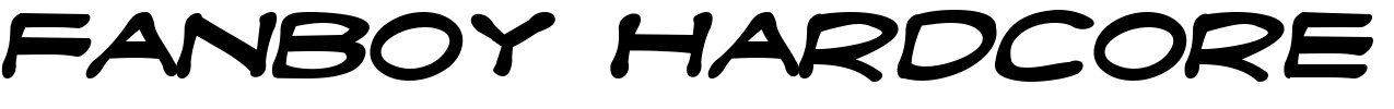 Fanboy Hardcore Font Image