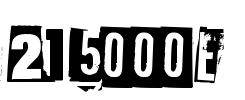 215000E Font Image