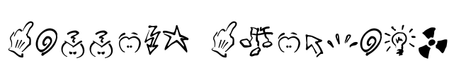 Dammned Dingbats Font Image