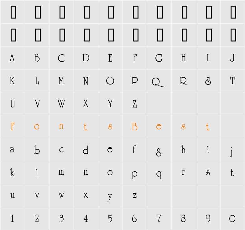 DSN LaiThai Character Map