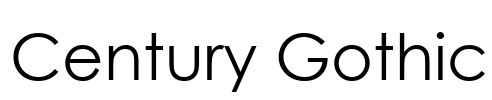 Century Gothic
