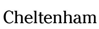 Cheltenham Font Image