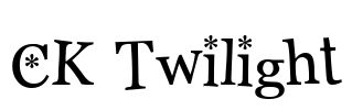 CK Twilight Font Image