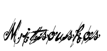 Mitsouskos Font Image