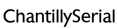 ChantillySerial Font Image